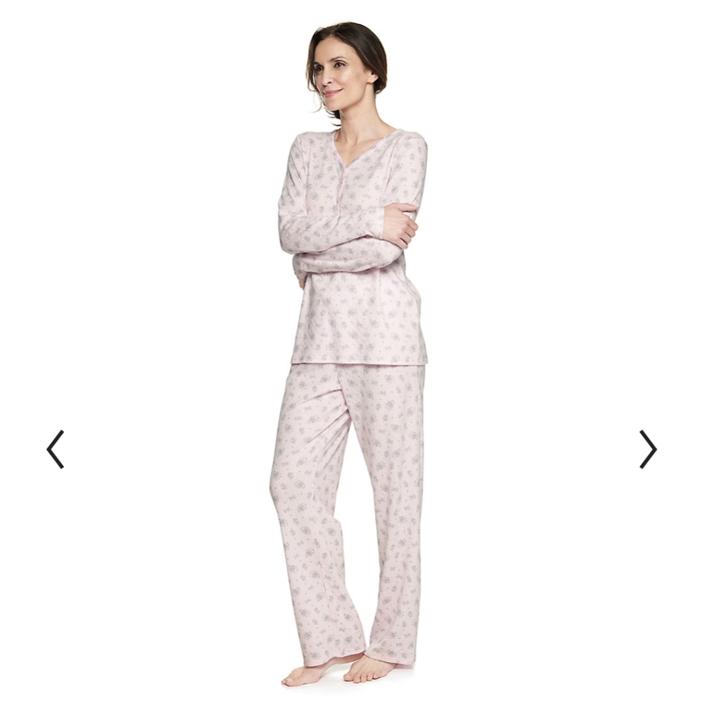 Floral pajama set